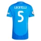 Koszulka Piłkarska Locatelli #5 Włochy Mistrzostwa Europy 2024 Domowa Męska