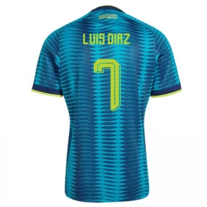 Koszulka Piłkarska Luis Diaz #7 Kolumbia Mistrzostwa Świata 2026 Wyjazdowa Męska