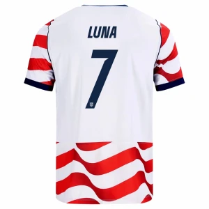 Koszulka Piłkarska Luna #7 USA Mistrzostwa Świata 2026 Domowa Męska