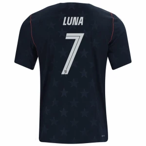 Koszulka Piłkarska Luna #7 USA Mistrzostwa Świata 2026 Wyjazdowa Męska