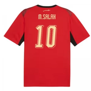 Koszulka Piłkarska M. Salah #10 Egypt Mistrzostwa Świata 2026 Domowa Męska