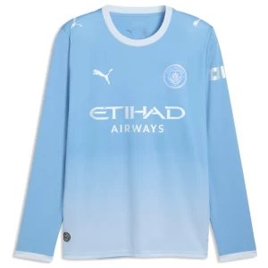 Koszulka Piłkarska Manchester City 2026-27 Domowa Męska Długi Rękaw