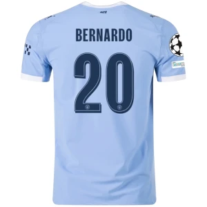 Koszulka Piłkarska Manchester City Bernardo Silva #20 2025-26 Champions League Domowa Męska