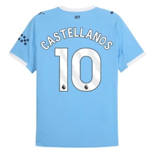 Koszulka Piłkarska Manchester City Castellanos #10 2025-26 Domowa Męska