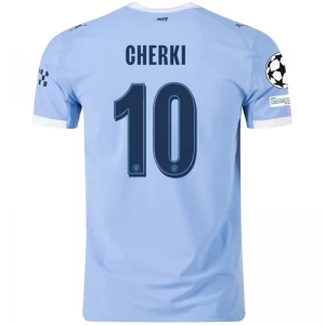 Koszulka Piłkarska Manchester City Cherki #10 2025-26 Champions League Domowa Męska