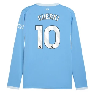 Koszulka Piłkarska Manchester City Cherki #10 2026-27 Domowa Męska Długi Rękaw