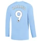 Koszulka Piłkarska Manchester City Erling Haaland #9 2023-24 Domowa Męska Długi Rękaw