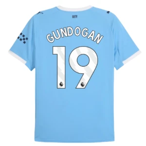 Koszulka Piłkarska Manchester City Gundogan #19 2025-26 Domowa Męska