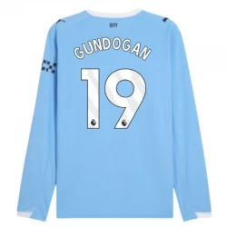 Koszulka Piłkarska Manchester City Gundogan #19 2025-26 Domowa Męska Długi Rękaw