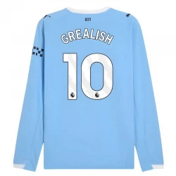 Koszulka Piłkarska Manchester City Jack Grealish #10 2025-26 Domowa Męska Długi Rękaw
