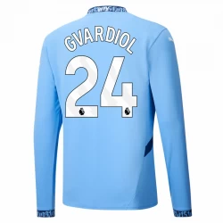 Koszulka Piłkarska Manchester City Josko Gvardiol #24 2024-25 Domowa Męska Długi Rękaw