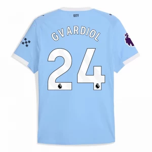 Koszulka Piłkarska Manchester City Josko Gvardiol #24 2025-26 Domowa Męska