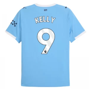 Koszulka Piłkarska Manchester City Kelly #9 2025-26 Domowa Męska