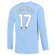 Koszulka Piłkarska Manchester City Kevin De Bruyne #17 2023-24 Domowa Męska Długi Rękaw