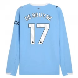 Koszulka Piłkarska Manchester City Kevin De Bruyne #17 2025-26 Domowa Męska Długi Rękaw