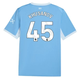 Koszulka Piłkarska Manchester City Khusanov #45 2026-27 Domowa Męska