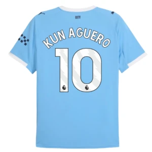 Koszulka Piłkarska Manchester City Kun Aguero #10 2025-26 Domowa Męska