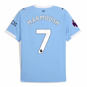 Koszulka Piłkarska Manchester City Marmoush #7 2025-26 Domowa Męska