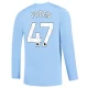 Koszulka Piłkarska Manchester City Phil Foden #47 2023-24 Domowa Męska Długi Rękaw