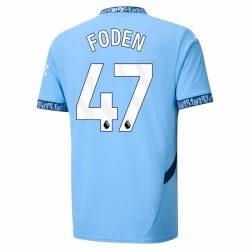 Koszulka Piłkarska Manchester City Phil Foden #47 2024-25 Domowa Męska