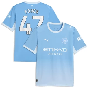 Koszulka Piłkarska Manchester City Phil Foden #47 2026-27 Domowa Męska