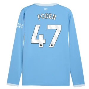 Koszulka Piłkarska Manchester City Phil Foden #47 2026-27 Domowa Męska Długi Rękaw