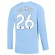 Koszulka Piłkarska Manchester City Riyad Mahrez #26 2023-24 Domowa Męska Długi Rękaw