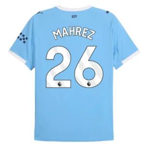 Koszulka Piłkarska Manchester City Riyad Mahrez #26 2025-26 Domowa Męska