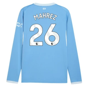 Koszulka Piłkarska Manchester City Riyad Mahrez #26 2026-27 Domowa Męska Długi Rękaw