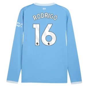 Koszulka Piłkarska Manchester City Rodrigo #16 2026-27 Domowa Męska Długi Rękaw
