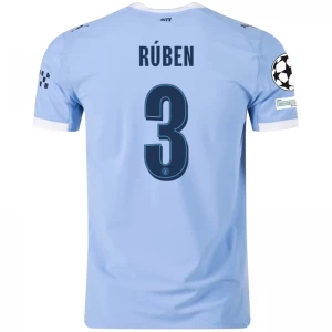 Koszulka Piłkarska Manchester City Ruben #3 2025-26 Champions League Domowa Męska