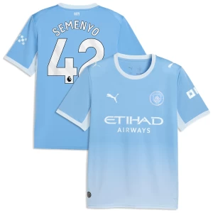 Koszulka Piłkarska Manchester City Semenyo #42 2026-27 Domowa Męska