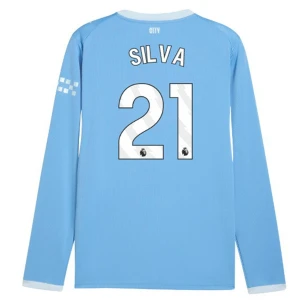 Koszulka Piłkarska Manchester City Silva #21 2026-27 Domowa Męska Długi Rękaw