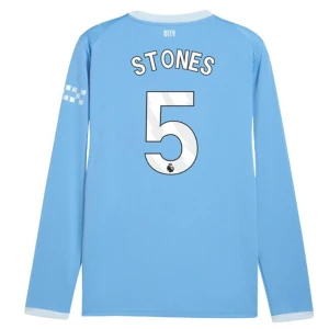 Koszulka Piłkarska Manchester City Stones #5 2026-27 Domowa Męska Długi Rękaw