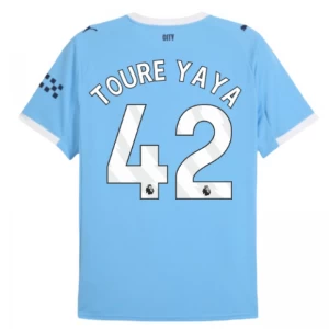 Koszulka Piłkarska Manchester City Toure Yaya #42 2025-26 Domowa Męska