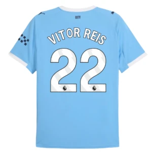 Koszulka Piłkarska Manchester City Vitor Reis #22 2025-26 Domowa Męska