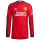 Koszulka Piłkarska Manchester United Fred #17 2023-24 Domowa Męska Długi Rękaw