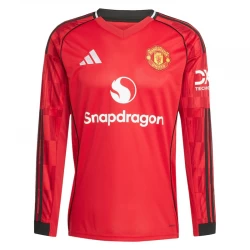 Koszulka Piłkarska Manchester United 2025-26 Domowa Męska Długi Rękaw