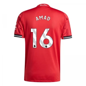 Koszulka Piłkarska Manchester United Amad #16 2025-26 Domowa Męska