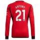 Koszulka Piłkarska Manchester United Antony #21 2023-24 Domowa Męska Długi Rękaw