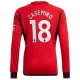 Koszulka Piłkarska Manchester United Casemiro #18 2023-24 Domowa Męska Długi Rękaw