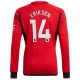 Koszulka Piłkarska Manchester United Christian Eriksen #14 2023-24 Domowa Męska Długi Rękaw