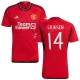 Koszulka Piłkarska Manchester United Christian Eriksen #14 2023-24 UCL Domowa Męska