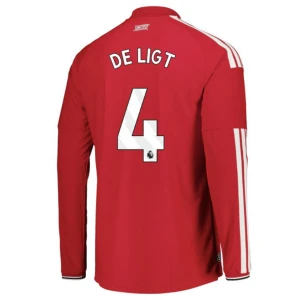 Koszulka Piłkarska Manchester United De Ligt #4 2026-27 Domowa Męska Długi Rękaw