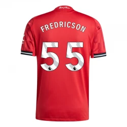 Koszulka Piłkarska Manchester United Fredricson #55 2025-26 Domowa Męska