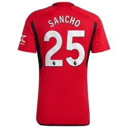 Koszulka Piłkarska Manchester United Jadon Sancho #25 2023-24 Domowa Męska