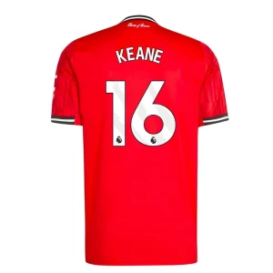 Koszulka Piłkarska Manchester United Keane #16 2025-26 Domowa Męska