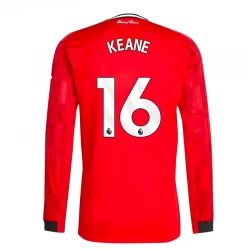 Koszulka Piłkarska Manchester United Keane #16 2025-26 Domowa Męska Długi Rękaw
