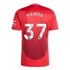 Koszulka Piłkarska Manchester United Kobbie Mainoo #37 2024-25 Domowa Męska