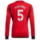 Koszulka Piłkarska Manchester United Maguire #5 2023-24 Domowa Męska Długi Rękaw